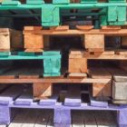 Colored pallets