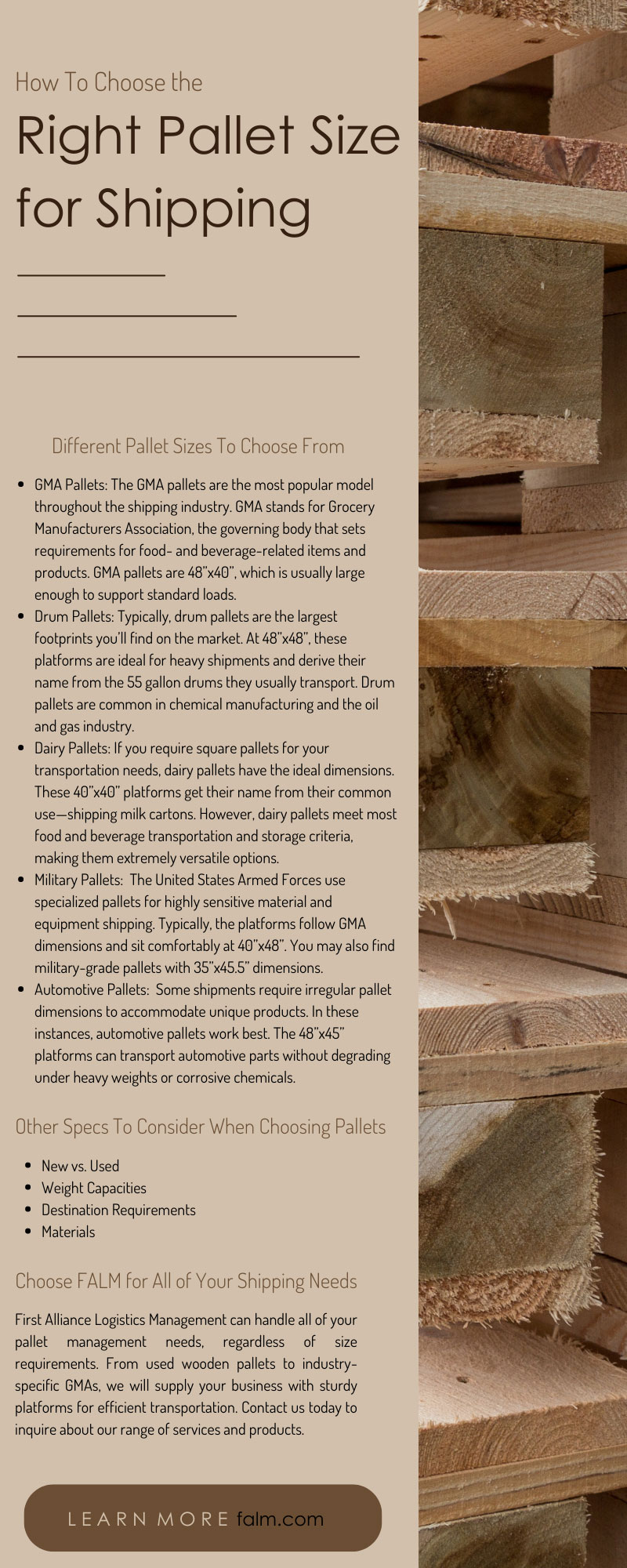 How To Choose the Right Pallet Size for Shipping 