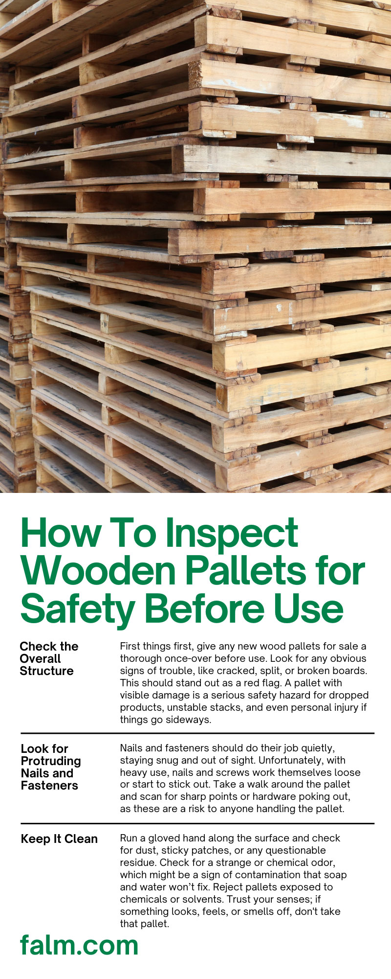 How To Inspect Wooden Pallets for Safety Before Use
