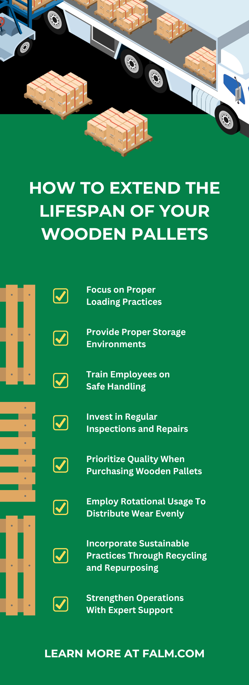 How To Extend the Lifespan of Your Wooden Pallets